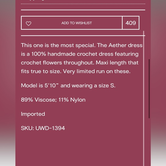 UNIF CROCHET DRESS - Picture 2 of 7